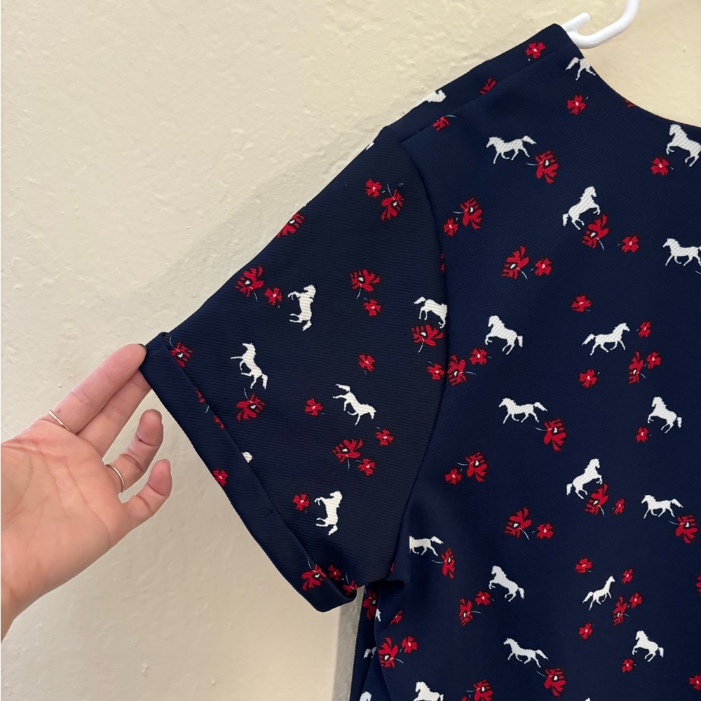 Patterned Shift Dress - Picture 2 of 4